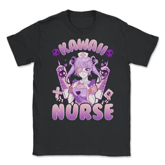 Anime Girl Nurse Design Gift product Unisex T-Shirt - Black