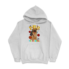Pug To School Funny Back To School Pun Dog Lover product Hoodie - White