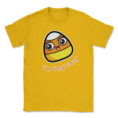 I'm very corny Candy Corn Halloween Humor T Shirts Gifts Unisex - Gold