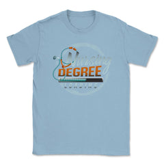 Nursing Degree Loading Funny Humor Nurse Shirt Gift Unisex T-Shirt - Light Blue