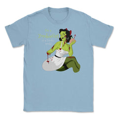 I'm a Zombie Girl Halloween costume T-Shirt Tee Unisex T-Shirt - Light Blue
