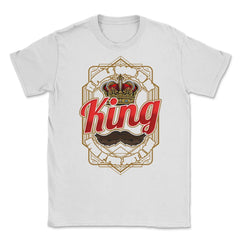 King For A Day Funny Father’s Day Dads Quote graphic Unisex T-Shirt - White