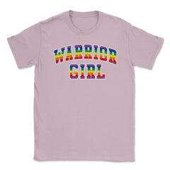 Warrior Girl Pride t-shirt Gay Pride Month Shirt Tee Gift Unisex - Light Pink
