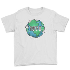 Earth Day 50th Anniversary 1970 2020 Gift for Earth Day graphic Youth - White