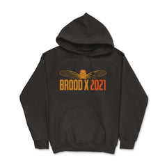 Cicada Brood X 2021 Reemergence Theme Minimalist product Hoodie - Black