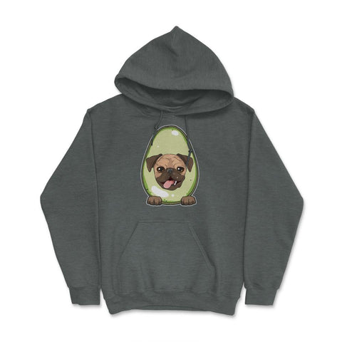 Funny Avocado Pug Cute and Funny product Hoodie - Dark Grey Heather