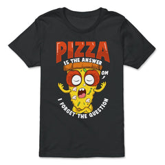 Funny Pizza is the Answer Humor Gift product - Premium Youth Tee - Black