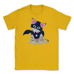 Lovely Kitten Cosplay Halloween Shirt Unisex T-Shirt - Gold