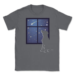 Wishing on a Star Dog Unisex T-Shirt - Smoke Grey