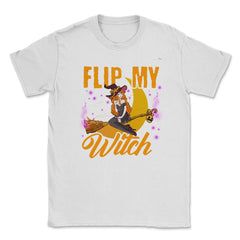 Do not Make Me Flip my Witch Switch Anime Hallowee Unisex T-Shirt - White