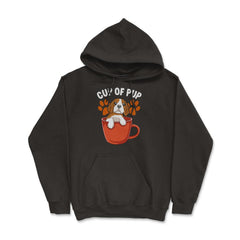 Beagle Cup of Pup Cute Funny Puppy design - Hoodie - Black