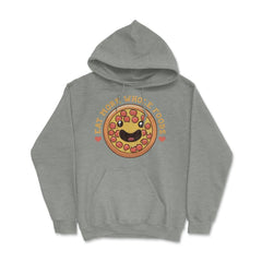 Eat More Whole Foods Funny Pizza Pun Humor Gift product Hoodie - Grey Heather