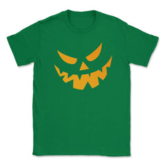 Grinning Pumpkin Funny Halloween costume T-Shirt Unisex T-Shirt - Green