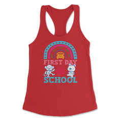 Welcome Back To School First Day of School Teachers & Kids print - Red