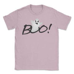 Boo! Ghost Humor Halloween Shirts & Gifts Unisex T-Shirt - Light Pink