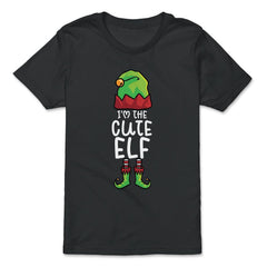I'm The Cute Elf Costume Funny Matching Xmas product - Premium Youth Tee - Black
