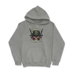 Fear me for what I’m capable of Soldier Skull design Hoodie - Grey Heather
