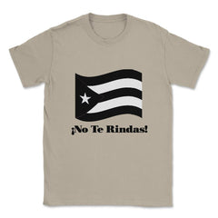 Puerto Rico Black Flag No Te Rindas Boricua by ASJ graphic Unisex - Cream