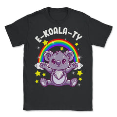 Equality Rainbow Pride Koala E-Koala-Ty Gift graphic - Unisex T-Shirt - Black