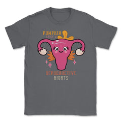 Pumpkin Spice And Reproductive Rights Pro-Choice Women’s graphic - Smoke Grey