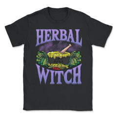 Herbal Witch Funny Apothecary & Herbalism Humor design Unisex T-Shirt - Black