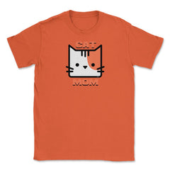 Cat Mom Unisex T-Shirt - Orange