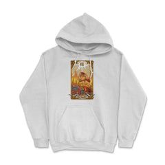 The Chariot Cat Arcana Tarot Card Mystical Wiccan product Hoodie - White