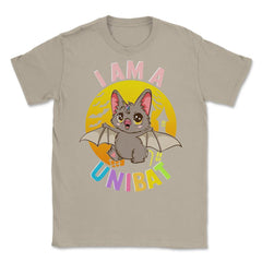 I am a Unibat Halloween Funny Unicorn Bat Gift Unisex T-Shirt - Cream