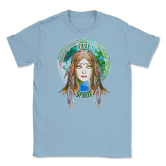 Mother Earth Spirit Unisex T-Shirt - Light Blue