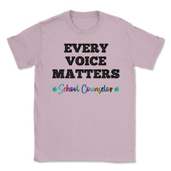School Counselor Appreciation Every Voice Matters Students product - Light Pink