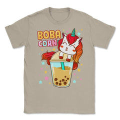 Boba Tea Bubble Tea Cute Kawaii Unicorn Gift design Unisex T-Shirt - Cream