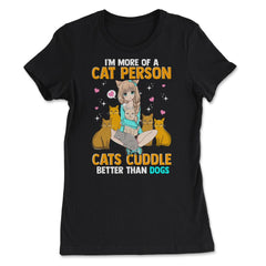 Cat Person Anime Gift product - Women's Tee - Black