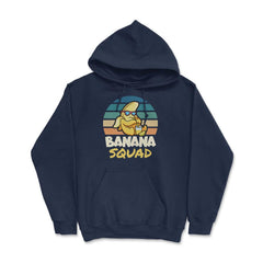 Banana Squad Lovers Funny Banana Fruit Lover Cute graphic Hoodie - Navy