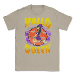 Hallo Queen Halloween Witch Fun Gift Unisex T-Shirt - Cream