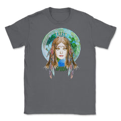Mother Earth Spirit Unisex T-Shirt - Smoke Grey
