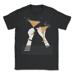 Happy New Year's Toast T-Shirt - Unisex T-Shirt - Black