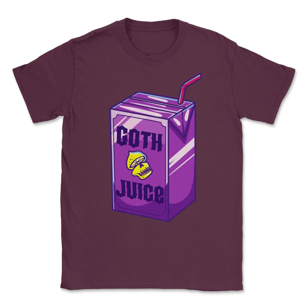Goth Juice Goth Anime Manga Funny Gift Unisex T-Shirt - Maroon