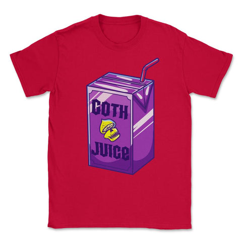 Goth Juice Goth Anime Manga Funny Gift Unisex T-Shirt - Red