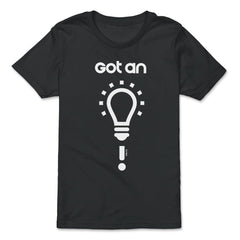 Got an Idea! Smart Light Bulb graphic designs Tee Gifts - Premium Youth Tee - Black