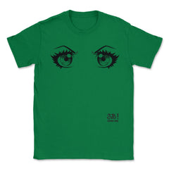 Anime Come on! Eyes Unisex T-Shirt - Green