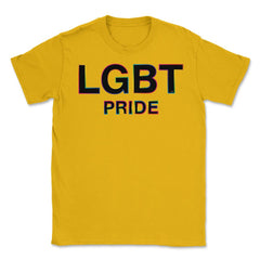 LGBT Pride Gay Pride Month t-shirt Shirt Tee Gift Unisex T-Shirt - Gold