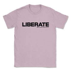 Liberate Otaku Anime Vintage by DOTC Unisex T-Shirt - Light Pink