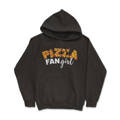 Pizza Fangirl Funny Pizza Lettering Humor Gift design - Hoodie - Black