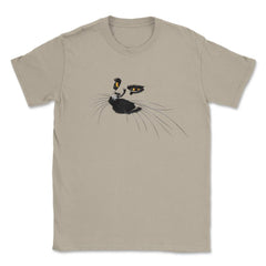 Black Cat Face Halloween T Shirt  & Gifts Unisex T-Shirt - Cream