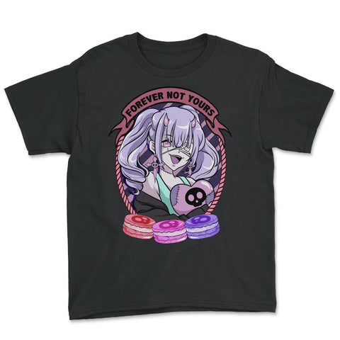 Kawaii Pastel Goth Witchcraft Anime Girl product Youth Tee - Black