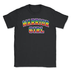 Warrior Girl Pride t-shirt Gay Pride Month Shirt Tee Gift Unisex - Black