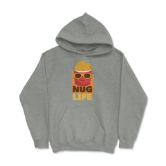 Nug Life Kawaii Chicken Nuggets Bucket Character Hilarious print - Grey Heather