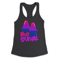 Boo Sexual Bisexual Ghost Pair Pun for Halloween print Women's - Black