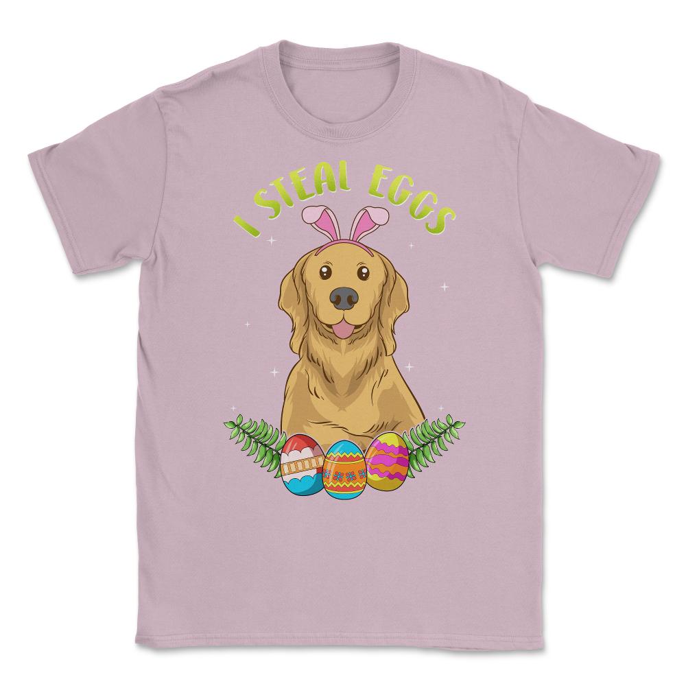 Easter Labrador with Bunny Ears Funny I steal eggs Gift design Unisex - Light Pink
