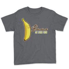 Banana is My Spirit Fruit Funny Humor Gift product Youth Tee - Smoke Grey
